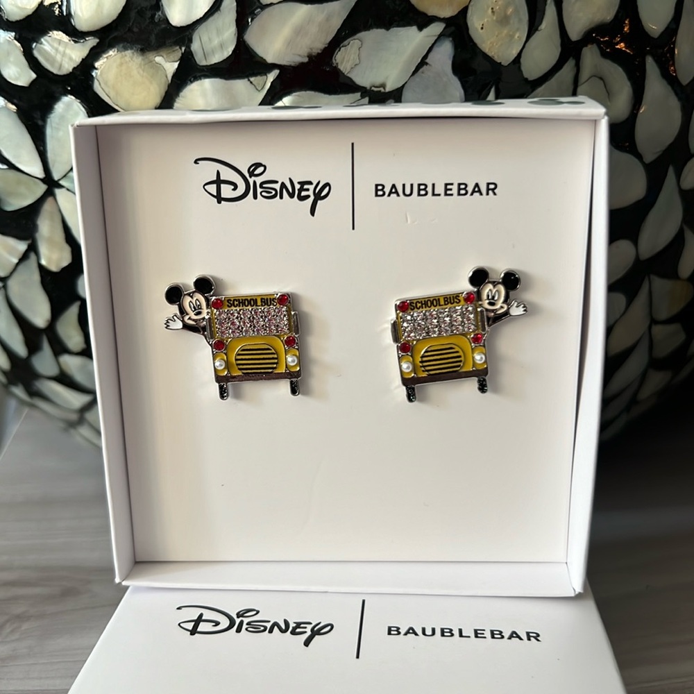 Baublebar Disney School Bus Mickey Earrings